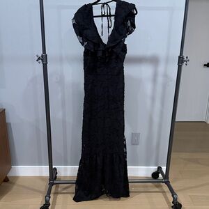 ASOS Curve Black off the shoulder Dress